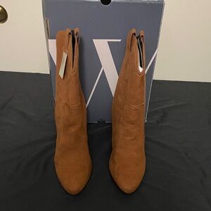 Worthington Brown Suede Heeled Boots